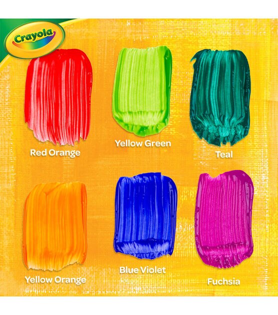 Crayola 6ct Bold Washable Paint Bottles, , hi-res, image 5