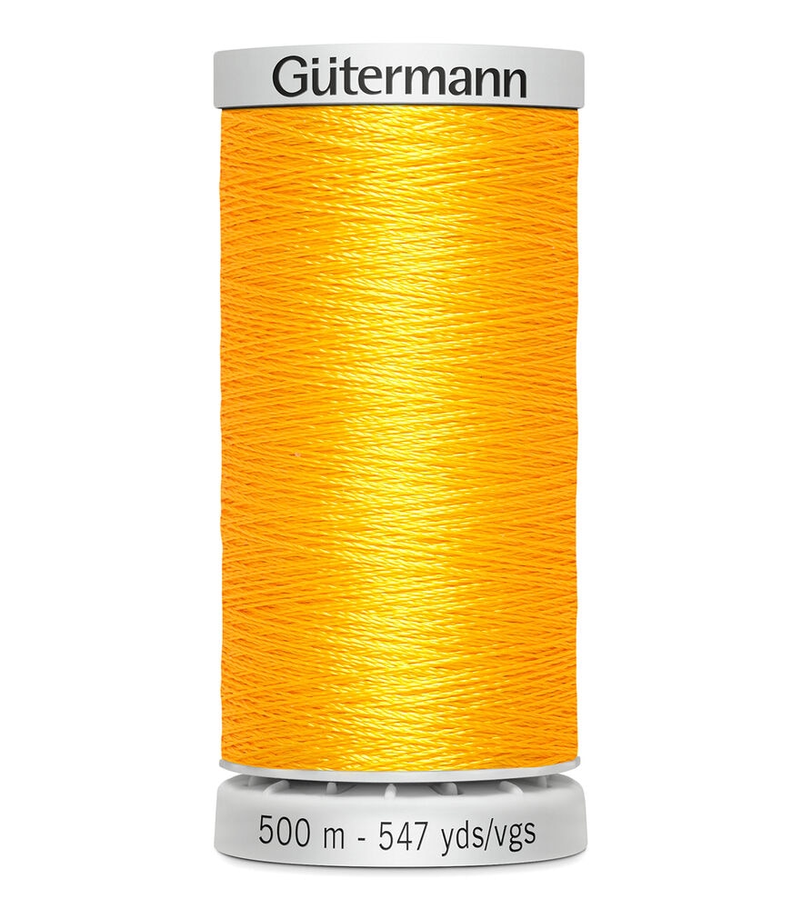 Gutermann 500M Dekor Thread, 1585 Goldenrod, swatch
