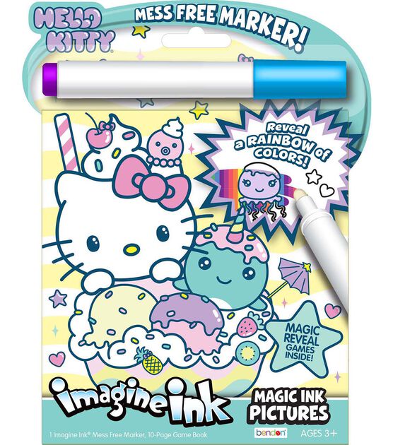 RARE NIB Hello Kitty Art Studio Cuddly Case- Never Opened! Coloring Supplies  Kit