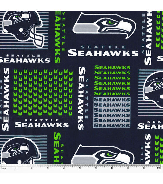 Fabric Traditions Seattle Seahawks Cotton Fabric Patch