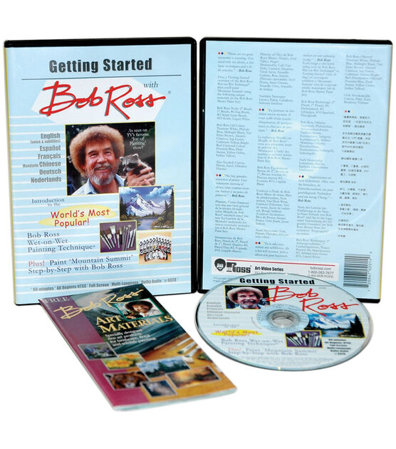 Bob Ross Getting Started 1 Hour DVD Oil Painting