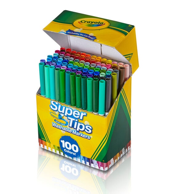 Crayola 100ct Super Tips Washable Markers, , hi-res, image 3