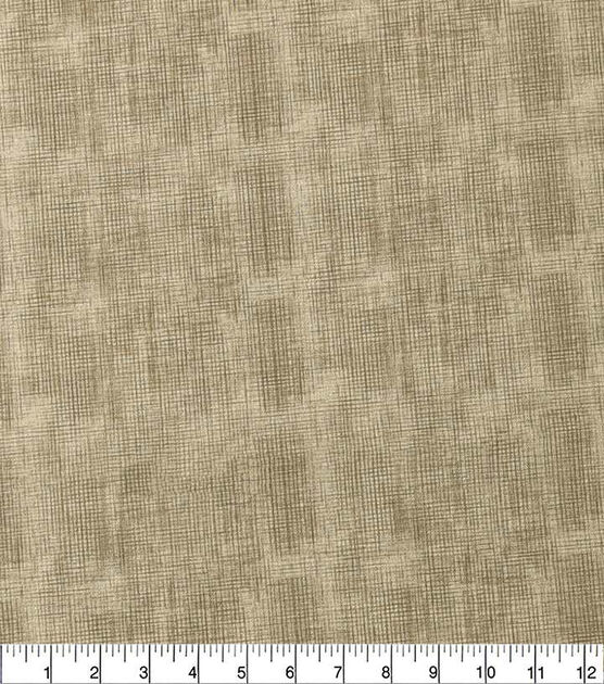 Brown Crosshatch Blender Quilt Cotton Fabric by Keepsake Calico, , hi-res, image 2