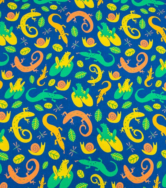 POP! Reptiles Super Snuggle Flannel Fabric, , hi-res, image 1