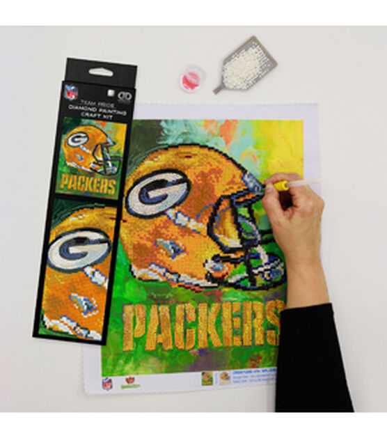 Sporticulture 10 x 12.5 NFL Green Bay Packers Diamond Painting Kit