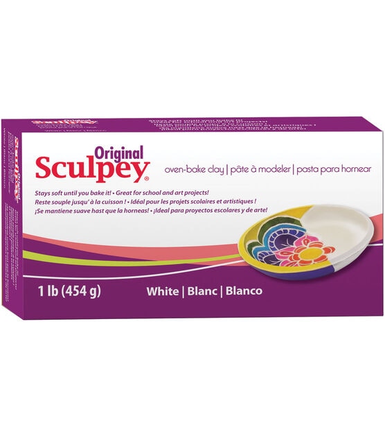 Sculpey 1lb White Oven Bake Polymer Clay