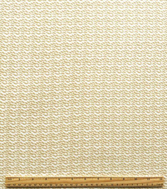 Cream Tan Blurred Abstract Dots Jersey Knit Fabric, , hi-res, image 2