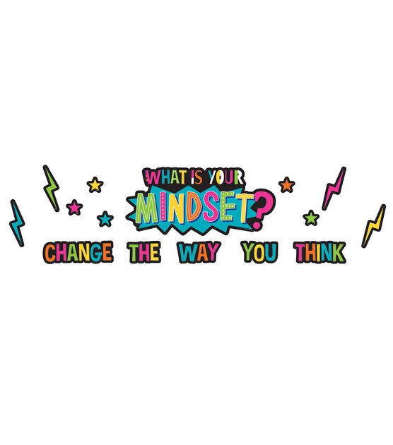 Teacher Created Resources 28ct What is Your Mindset Bulletin Board Set, , hi-res, image 2