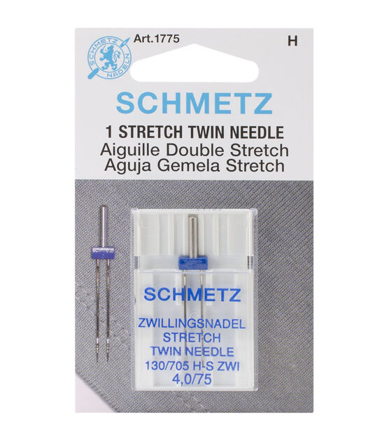 Schmetz One Stretch Twin Machine Needle Size 4,0/75