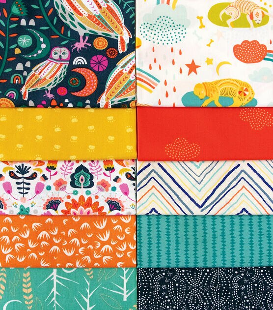 Art Gallery Fabrics Jessica Swift 10Pc Color Master Cotton Fabric Quarter Bundle, , hi-res, image 2