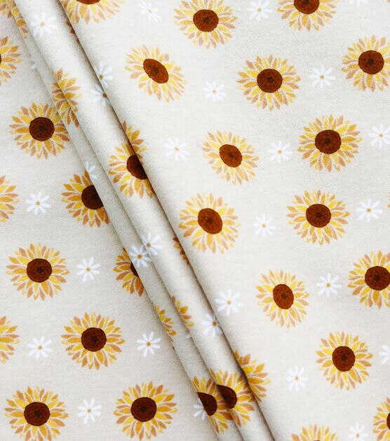 Hippie Floral & Daisies Nursery Flannel Fabric by Lil' POP!, , hi-res, image 2
