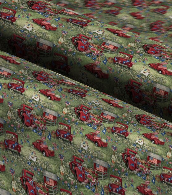 Susan Winget Picnic Patriotic Cotton Fabric, , hi-res, image 3