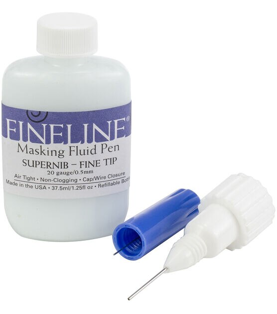 Fineline 20 Gauge Applicator & Bottle with Masking Fluid 1.25oz, , hi-res, image 2