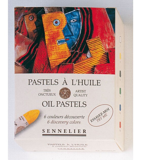 Sennelier Oil Pastel Set, 6-Color Discovery Cardboard Set