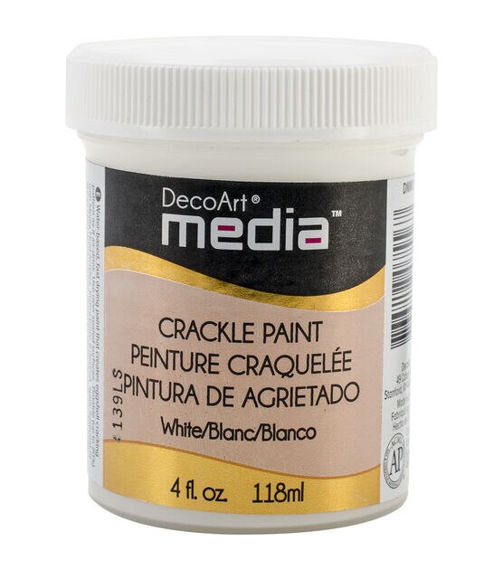 Media Crackle Paint 4oz White