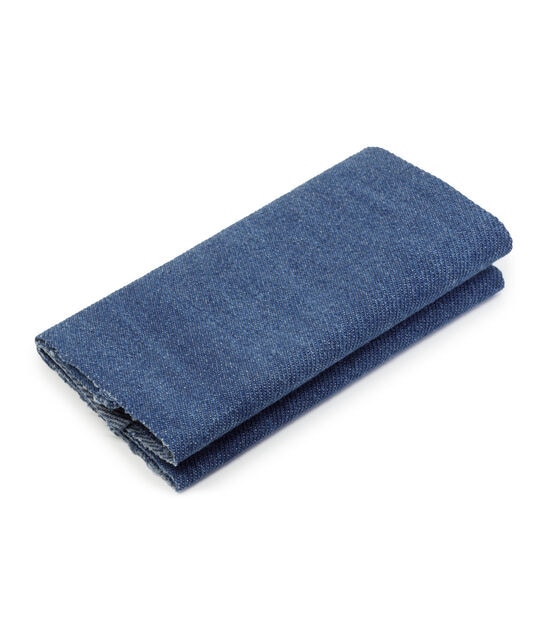 Dritz Denim Iron-On Patching Cloth, 9" x 12", Faded Blue, , hi-res, image 2