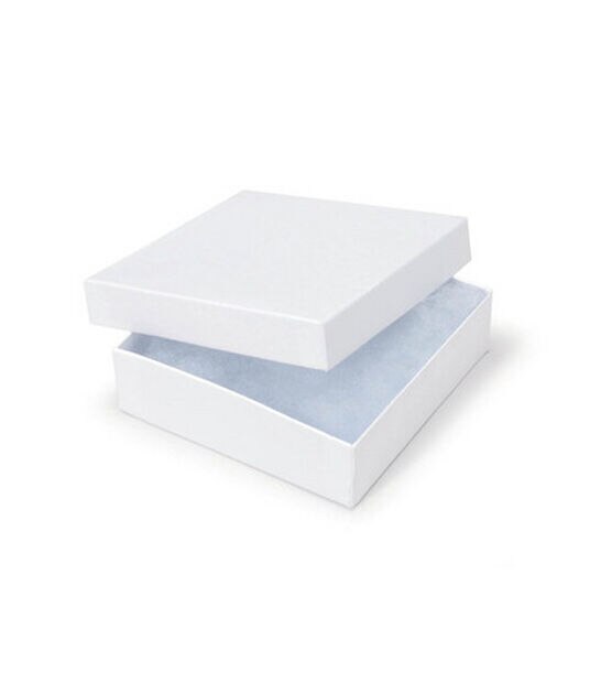 7" White Cardboard Jewelry Box 6pk by hildie & jo