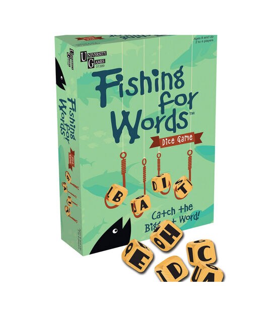 University Games Fishing For Words Dice Game