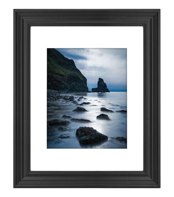 Walden Woods 11"x14" Matted to 8"x10" Black Wall Frame