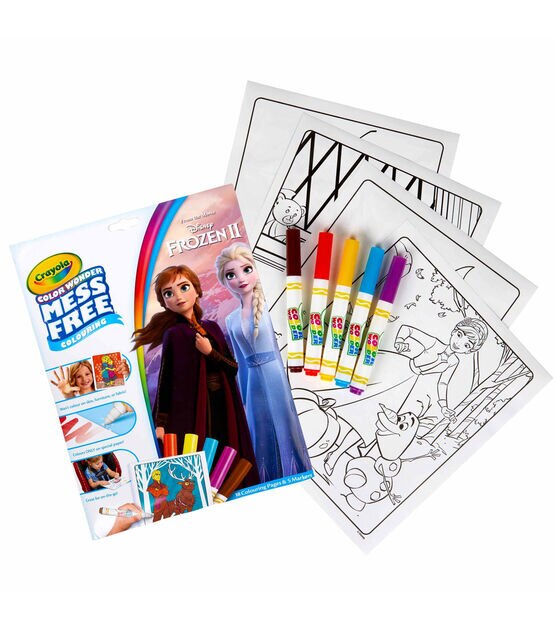 Crayola 10" x 8.5" Disney Frozen Wonder Coloring Kit 23ct