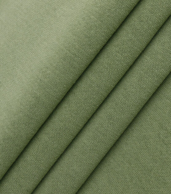 Mosstone Green Sweatshirt Fabric by POP!, , hi-res, image 2