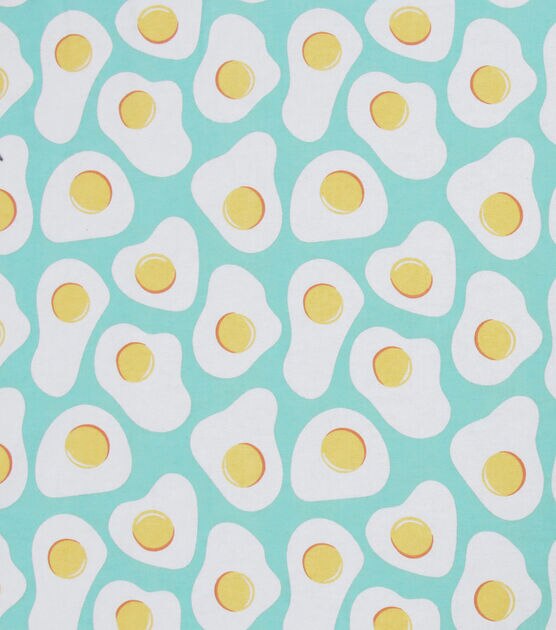 Eggs Super Snuggle Flannel Fabric