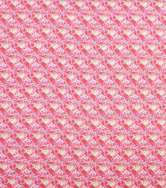 Pink Packed Floral Quilt Cotton Fabric by Keepsake Calico