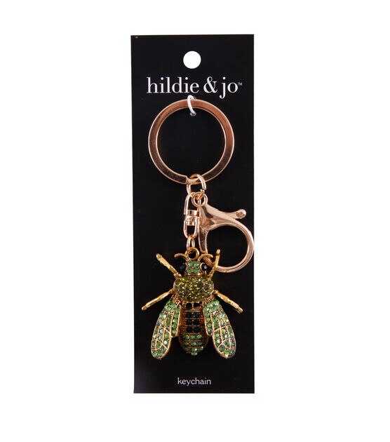 hildie & jo 4.13'' Beetle Keychain Green
