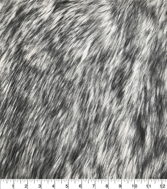 Super Soft Fox Imitation Faux Fur Fabric By The Metre - 1575 Grey Beige 