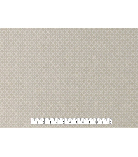 Cream Distressed Lattice Quilt Cotton Fabric by Keepsake Calico, , hi-res, image 4