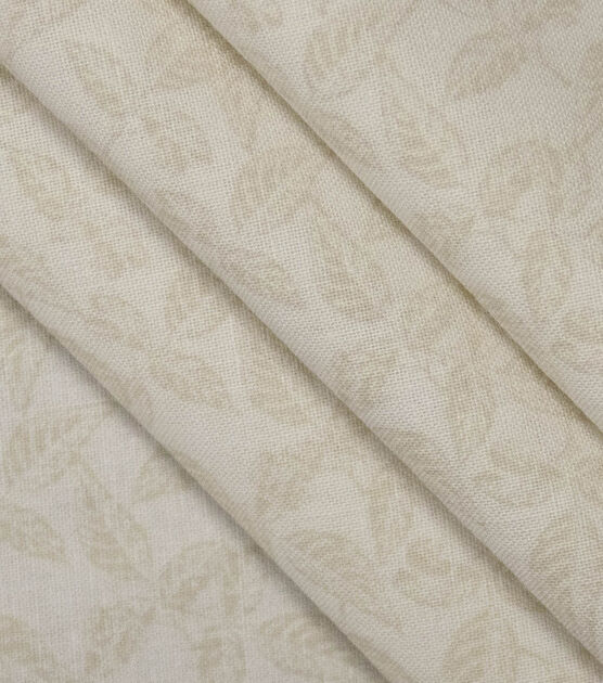 Vines Tonal Cream 108" Wide Cotton Fabric, , hi-res, image 3