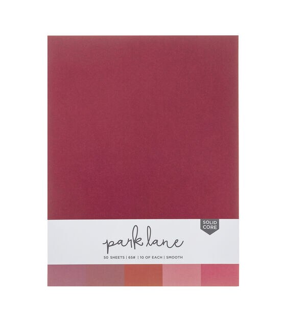 Premium Quality 8.5 x 11 RED & MAROON CARDSTOCK PAPER - 20 Sheets