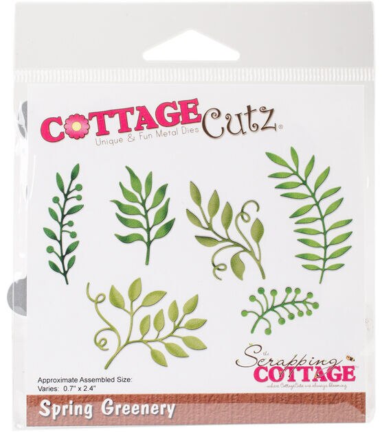 CottageCutz Die Spring Greenery 0.7" To 2.4"