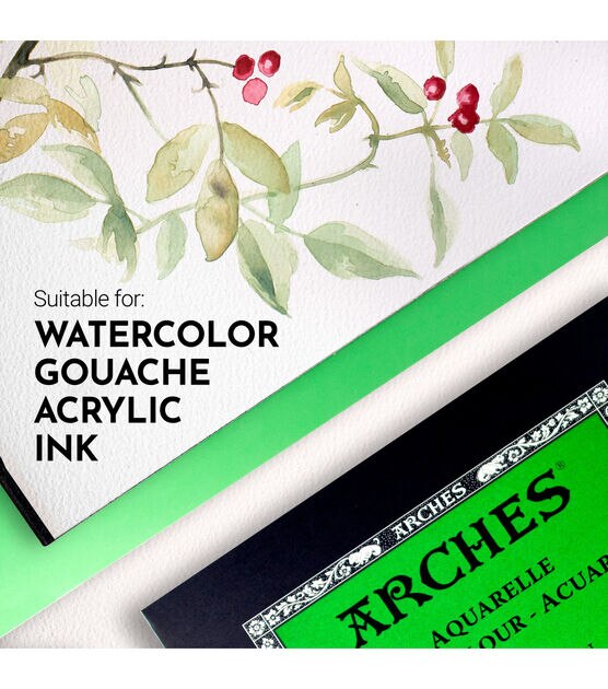 Arches 140 lb. Cold-Pressed Cotton Watercolor Pad 9 x 12