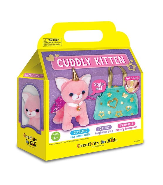 Creativity For Kids 6pc Cuddly Kitten Craft Kit