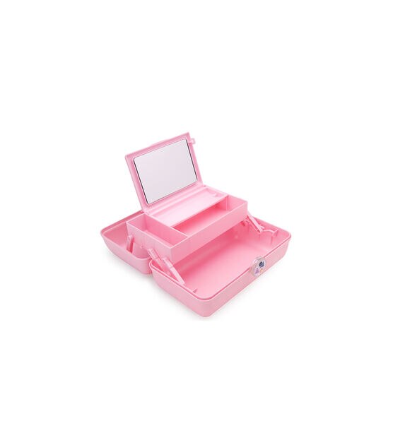 On-The-Go Girl Pink Sparkle Makeup Case