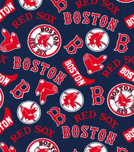 Fabric Traditions Cooperstown Boston Red Sox Cotton Fabric