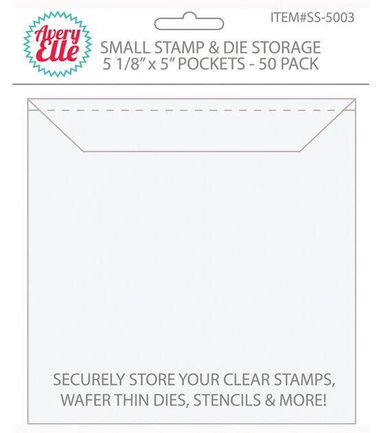 Avery Elle 5" Stamp & Die Storage Pockets 50pk, , hi-res, image 2