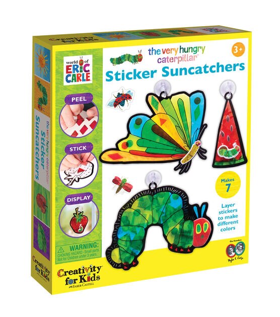 Creativity for Kids The Very Hungry Caterpillar: Sticker Suncatcher Kit -  DIY Window Stickers for Toddlers from