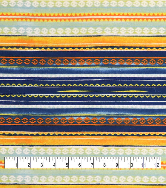 Sunset Stripe Super Snuggle Flannel Fabric, , hi-res, image 3