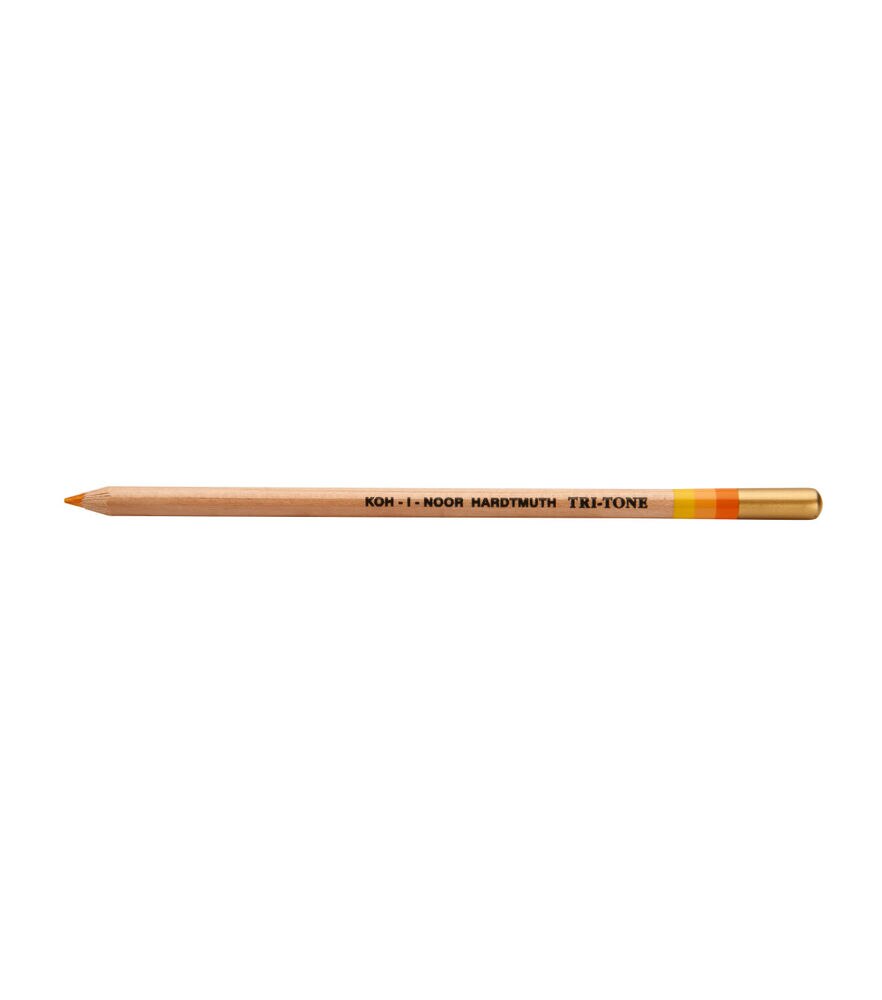 Koh-I-Noor Tritone Colored Pencil, Flame, swatch