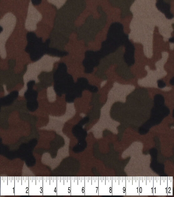 Blizzard Fleece Fabric  Classic Camouflage