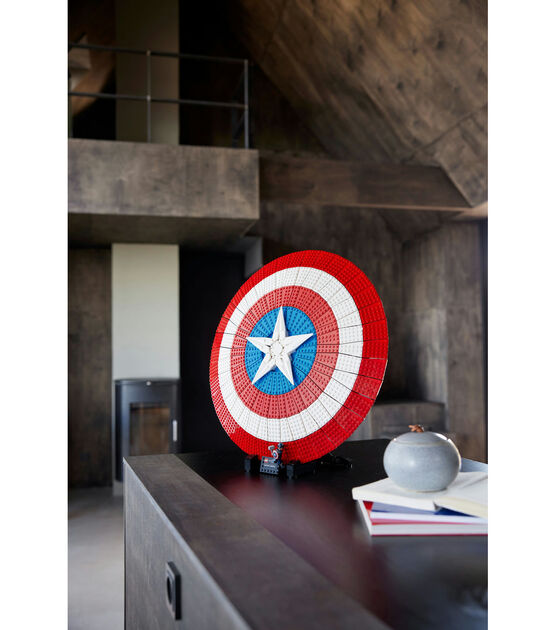 LEGO 3128pc Marvel Captain America’s Shield 76262 Set, , hi-res, image 2