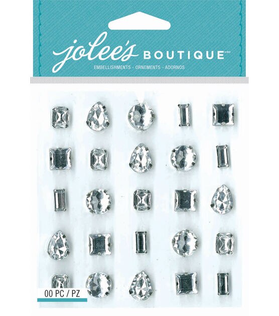Jolee's Boutique Clear Set Gems