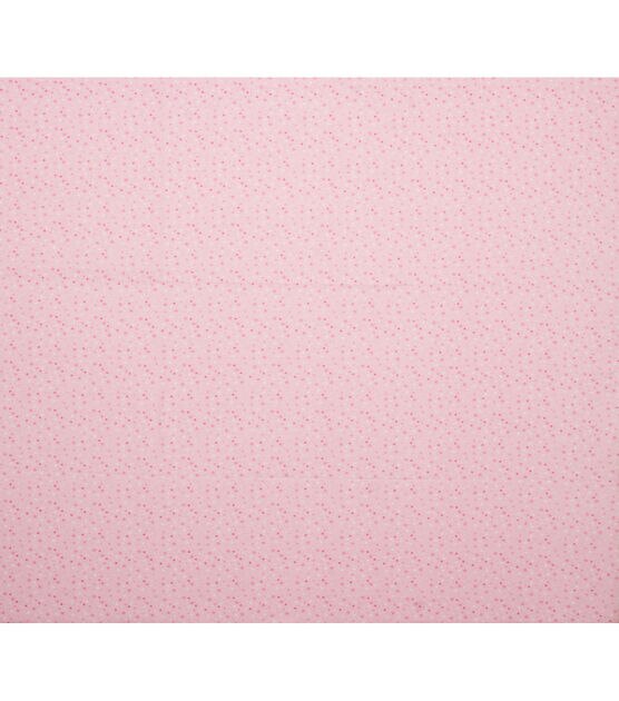 Pink Stars Super Snuggle Flannel Fabric
