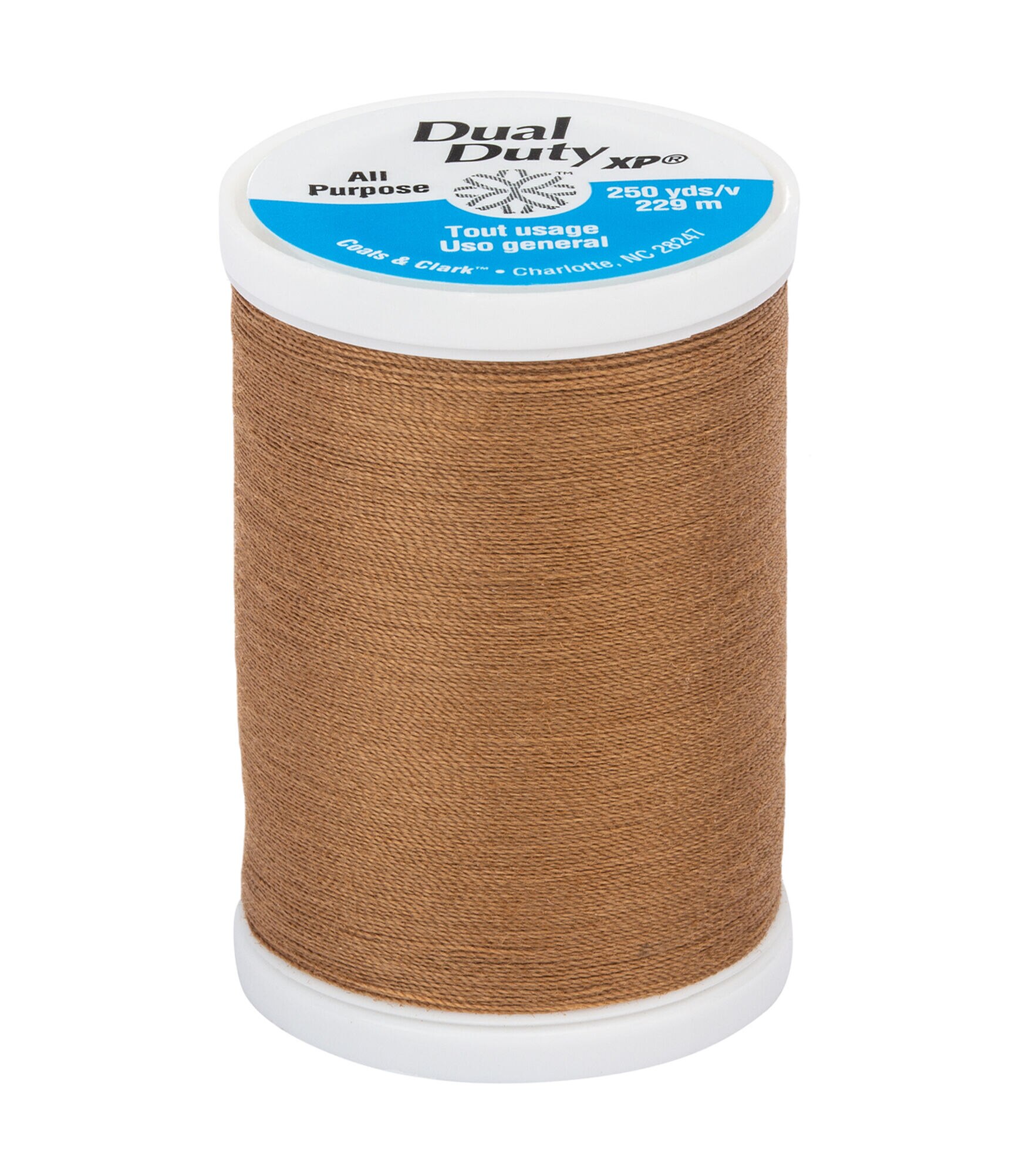 Coats & Clark Dual Duty XP General Purpose Thread 250yds, #8180dd Cafe Beige, hi-res