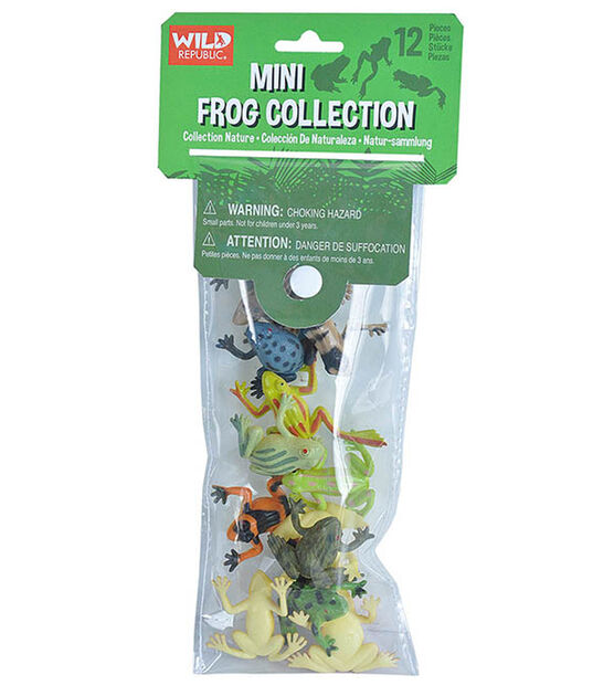 Wild Republic 12ct Mini Frog Figurines