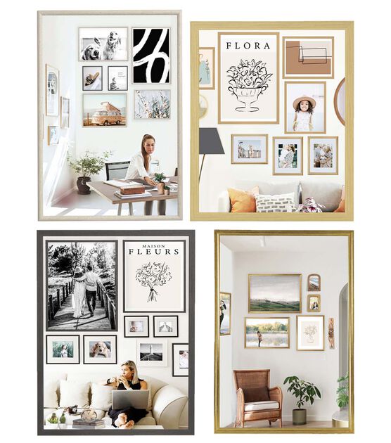 20" x 30" Traditional Brass Poster Frame by Place & Time, , hi-res, image 1