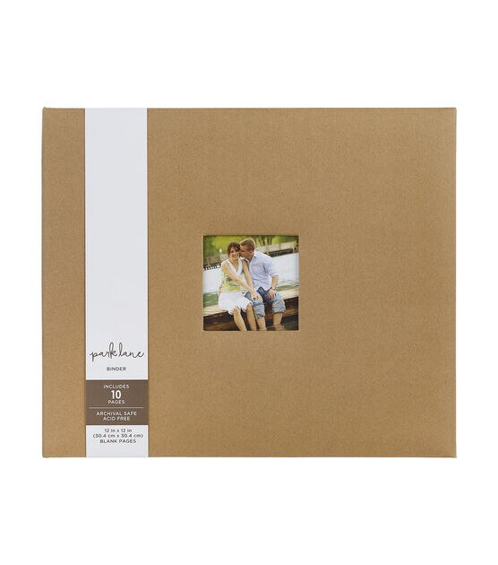 Park Lane 12in x 12in Ring Binder Album - Kraft