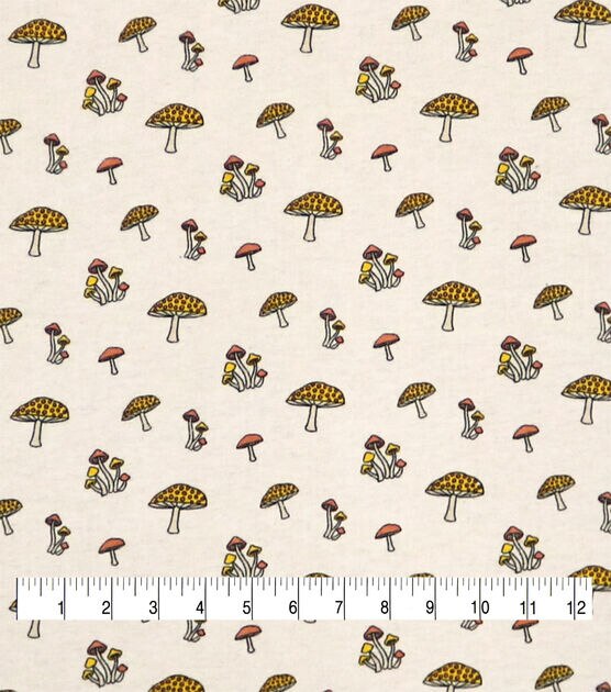 POP! Mushrooms Super Snuggle Flannel Fabric, , hi-res, image 3